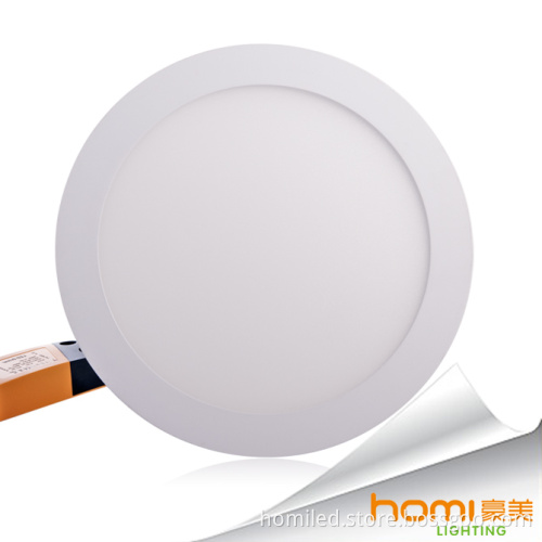 6W 80lm/W, Slim mini round led panel light with 2year warranty CE approval